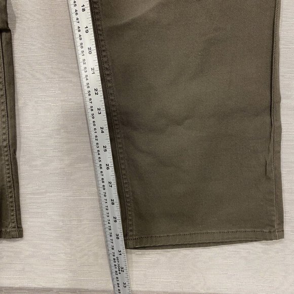 Buffalo SAM Brown Denim Jeans Pants Men's 40 x 30" Slim Fit Straight Leg - Picture 10 of 12